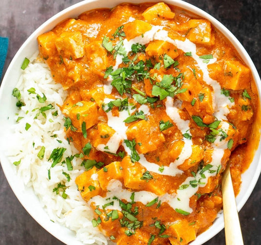 Butternut Squash and Sweet Potato Coconut Thai Curry Bowl (Gluten Free)